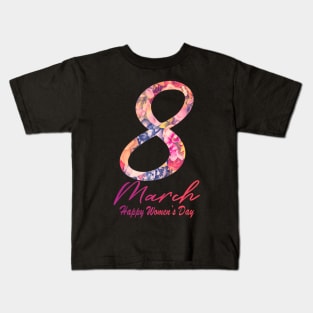 International Womens Day 8 March 2022 For Women Kids T-Shirt